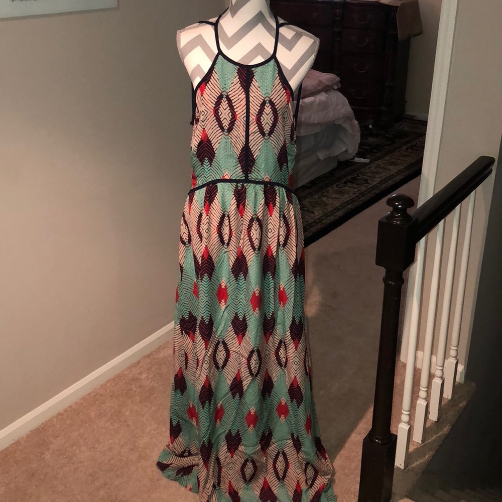 NWT CHLOE OLIVER OPEN BACK MAXI DRESS WT POCKETS!!